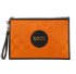 Off The Grid wristlet, &pound;320, Handbags, Black/Orange, Nylon, Front view